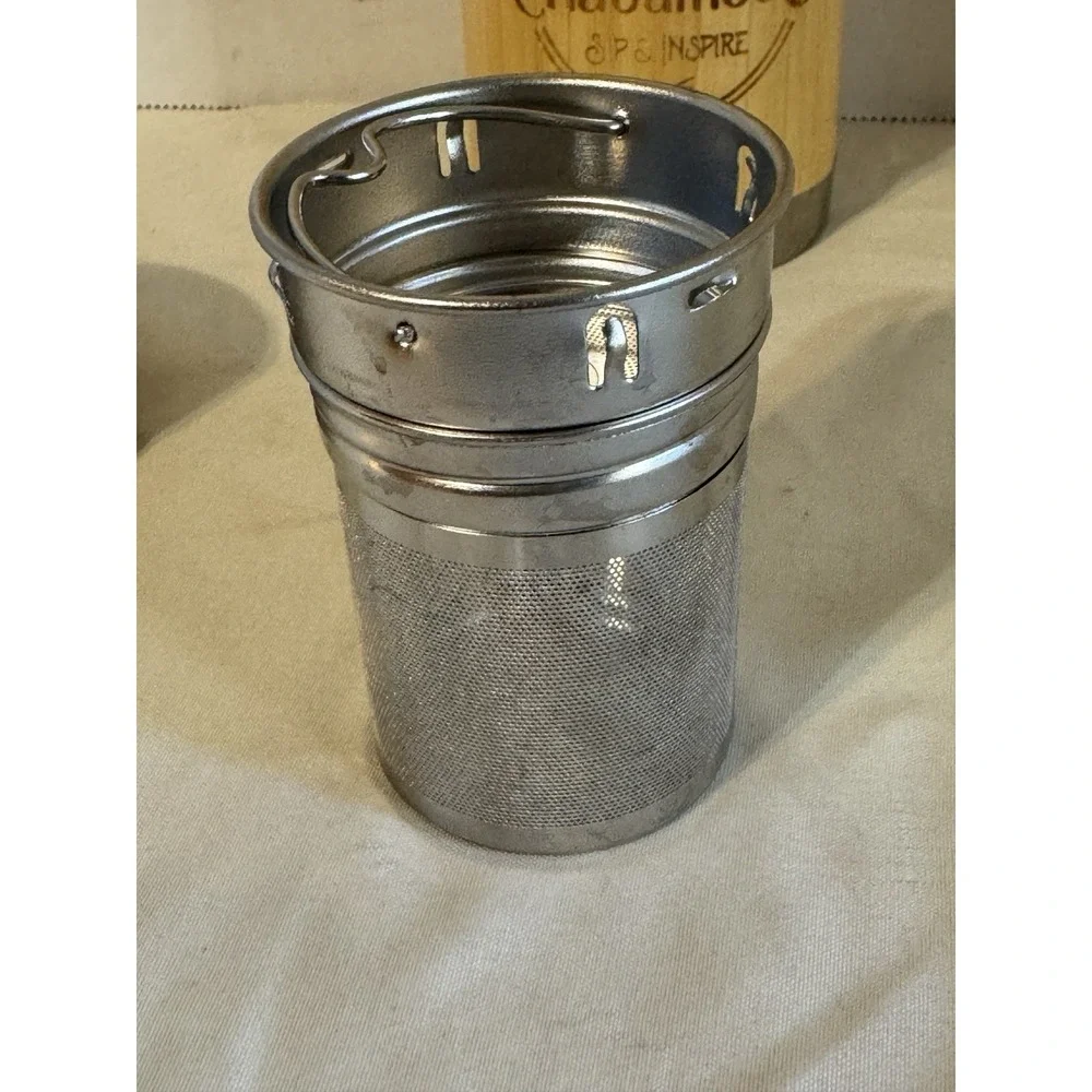 Chabamboo Bamboo Tea Tumbler 18oz Stainless Steel Infuser Flask‎ Mug Eco